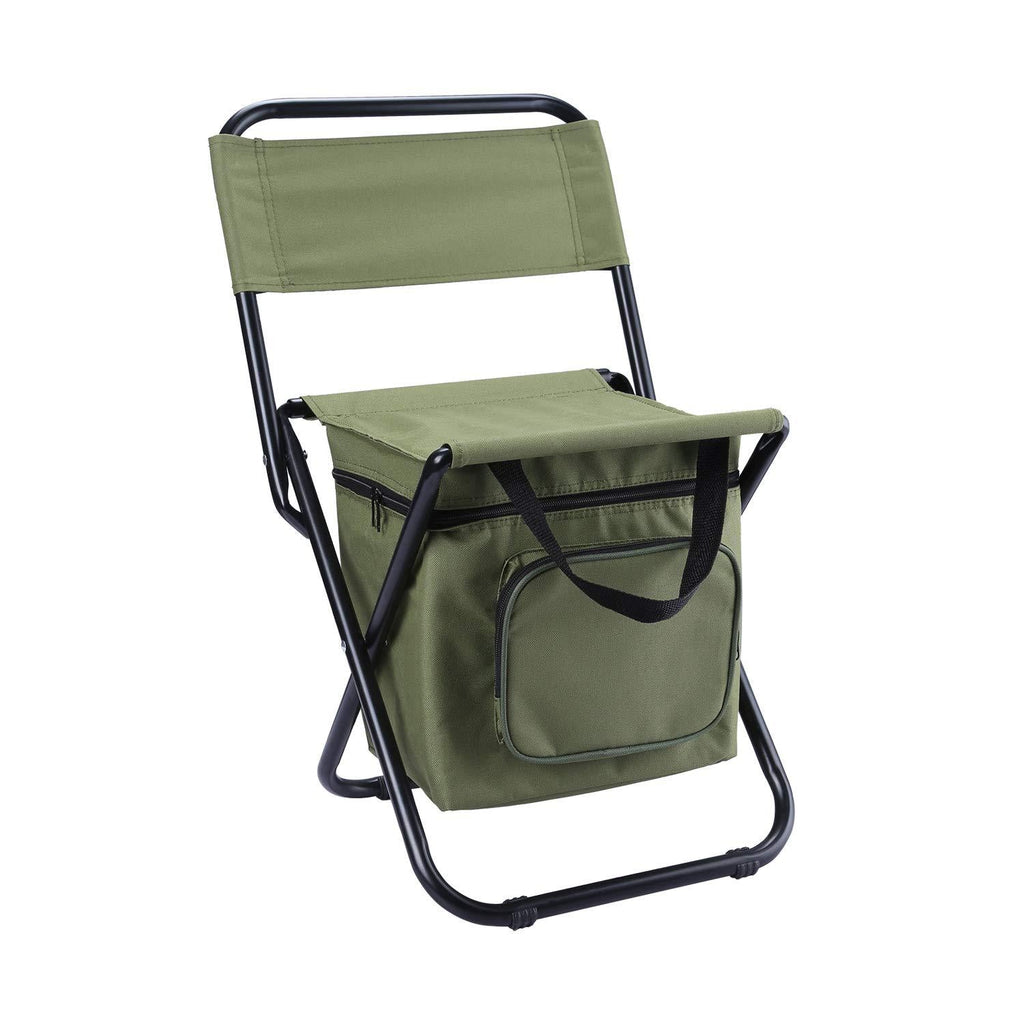 Portable Folding Camping Chair with Cooler Bag