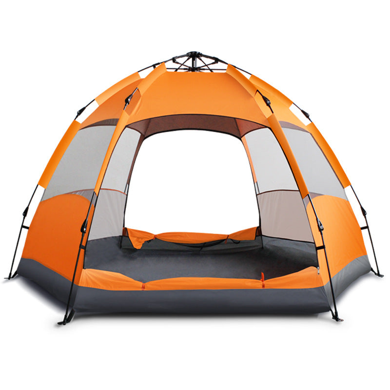 Instant Rainproof Hexagonal Camping Tent
