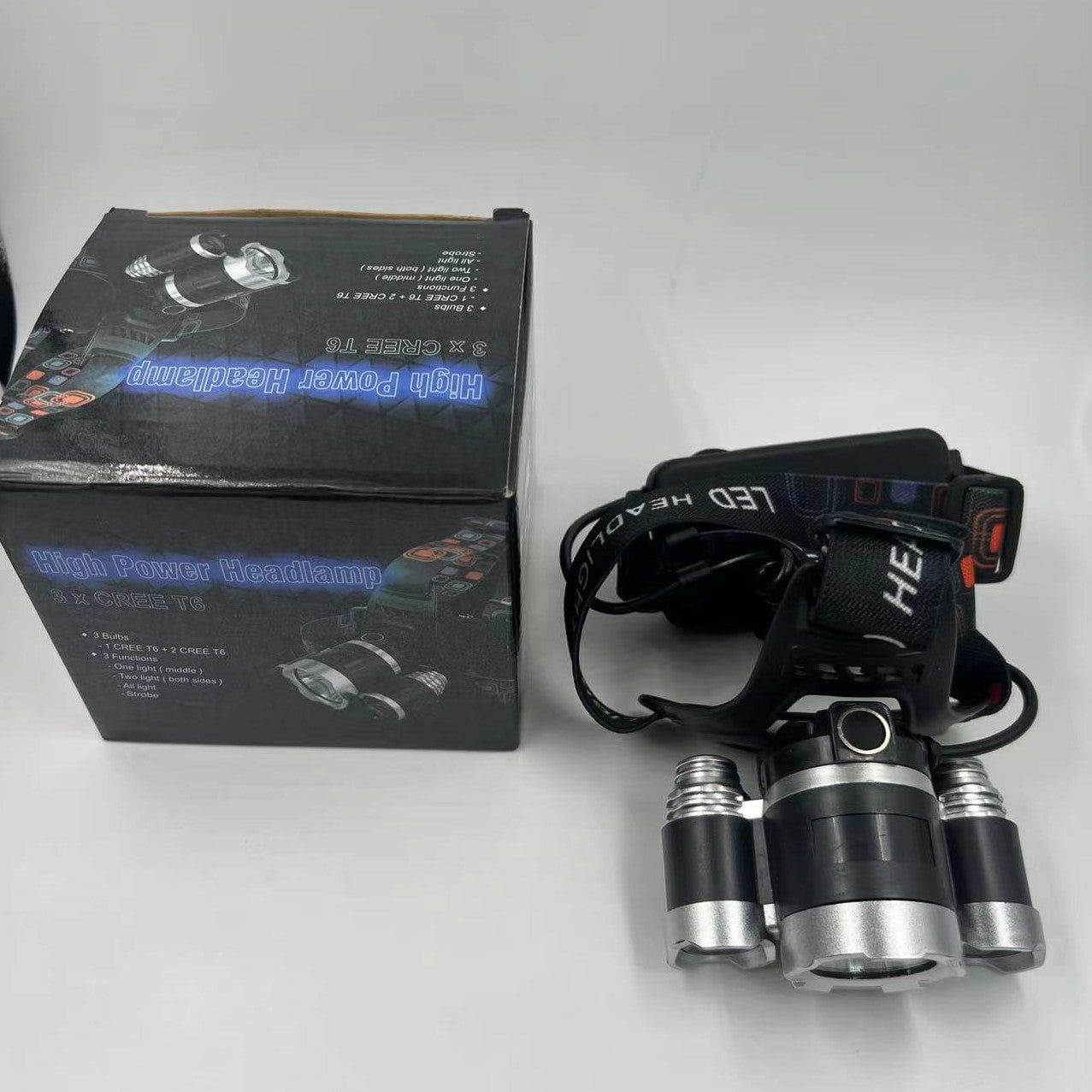 T6 High-Power Rechargeable Headlight