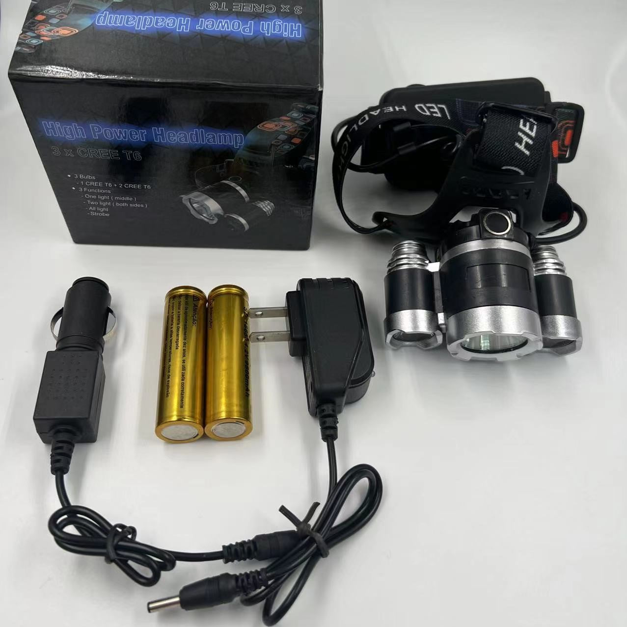 T6 High-Power Rechargeable Headlight
