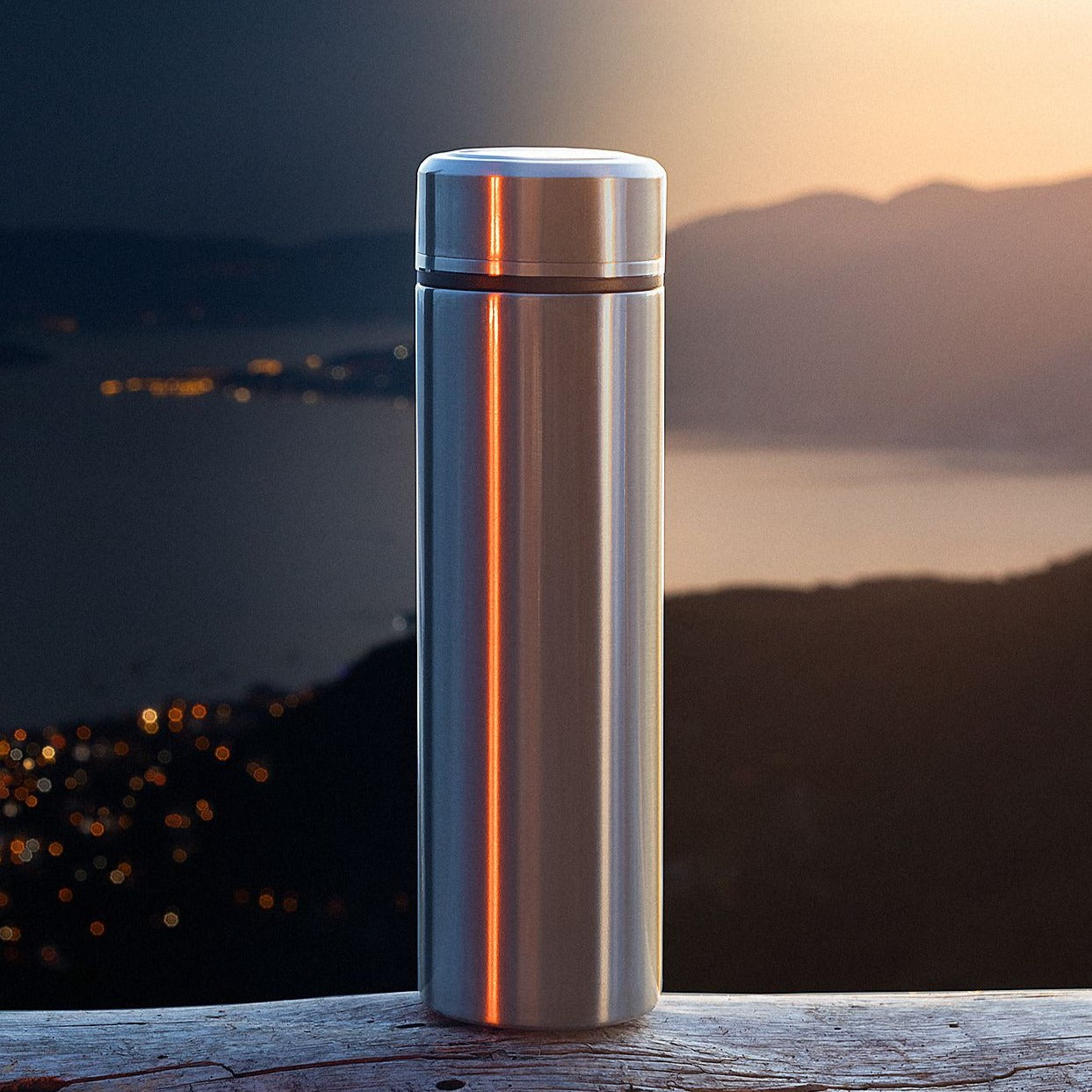 Smart Thermos Bottle with Temperature Display