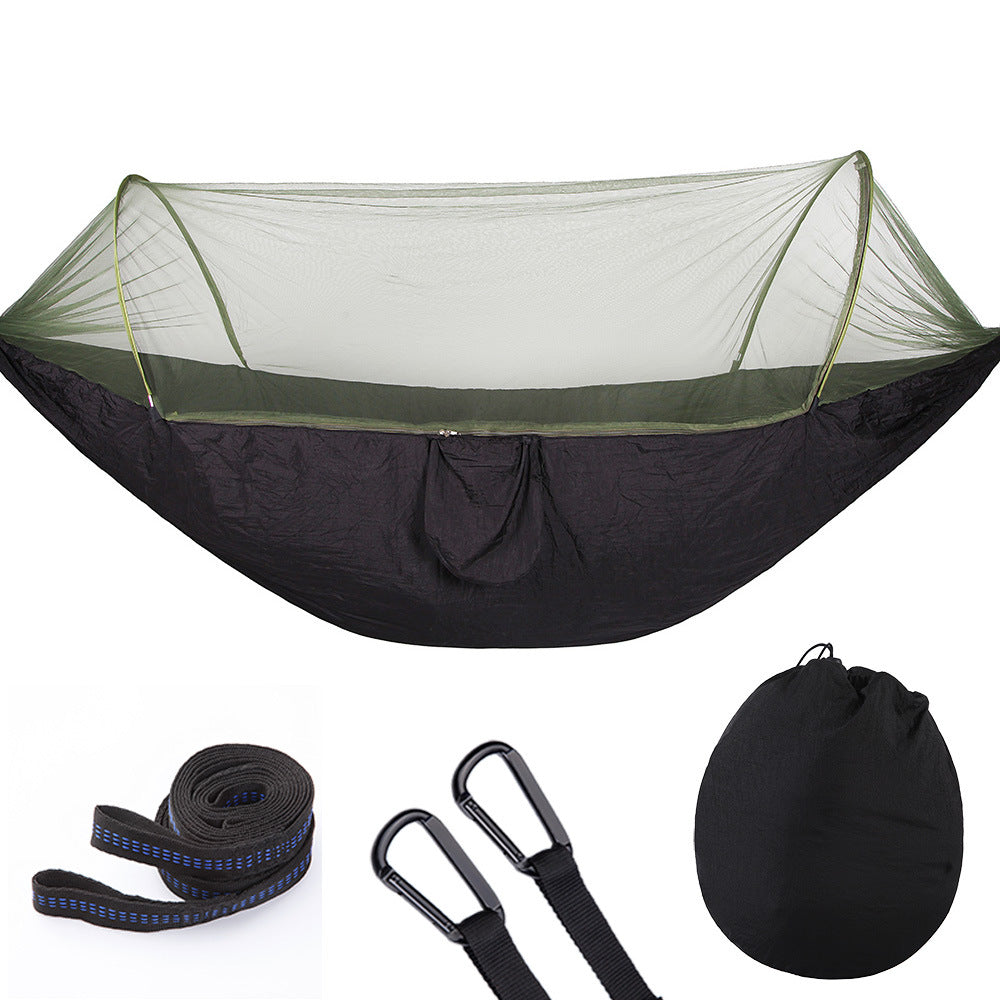 Quick-Opening Mosquito Net Hammock